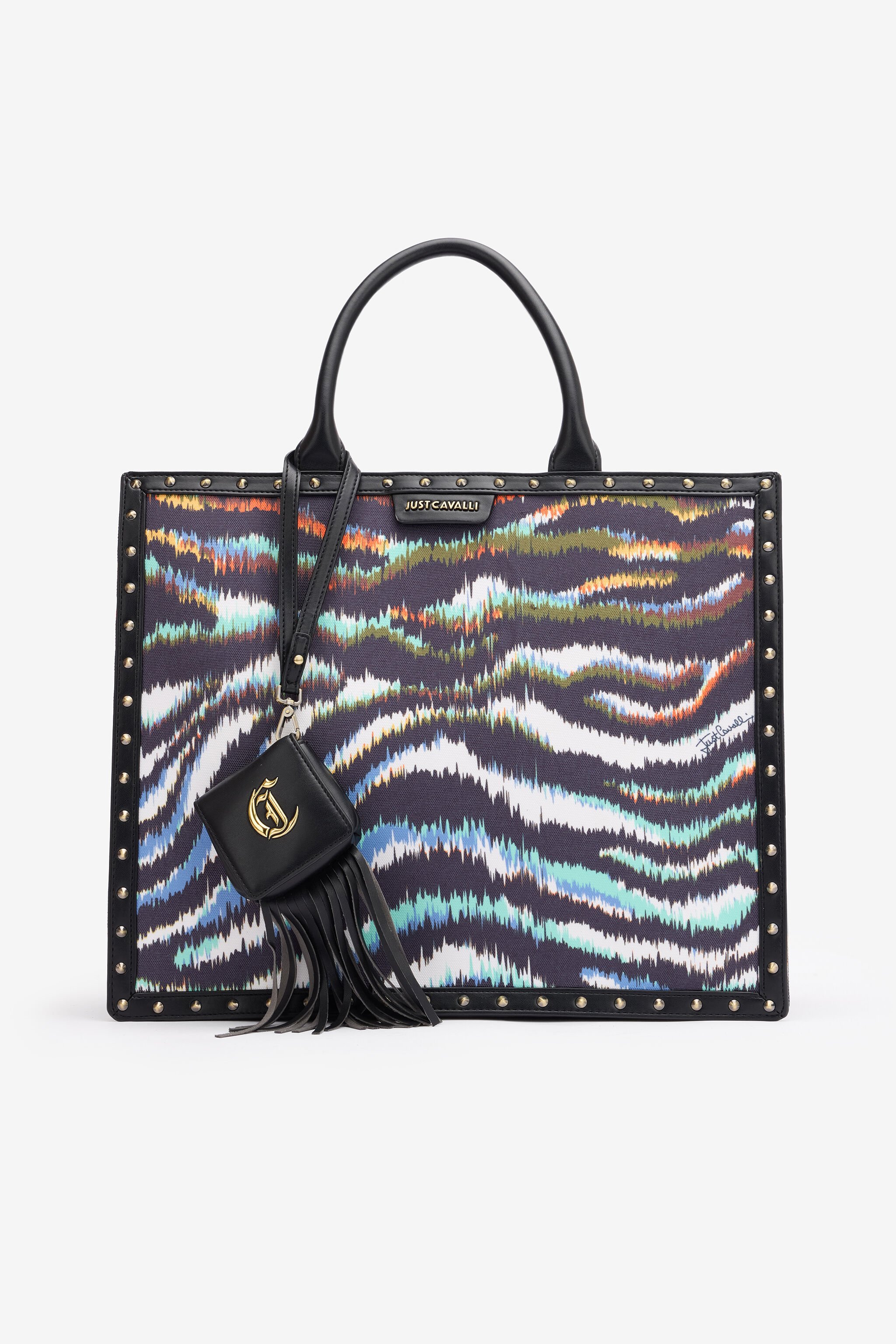 JC Tie Dye-Print Shopper Black SFB184-SF679