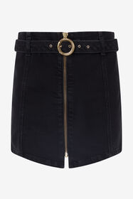 ${brand} Mini Skirt with Logo Buckle ${colorDescription} ${masterID}