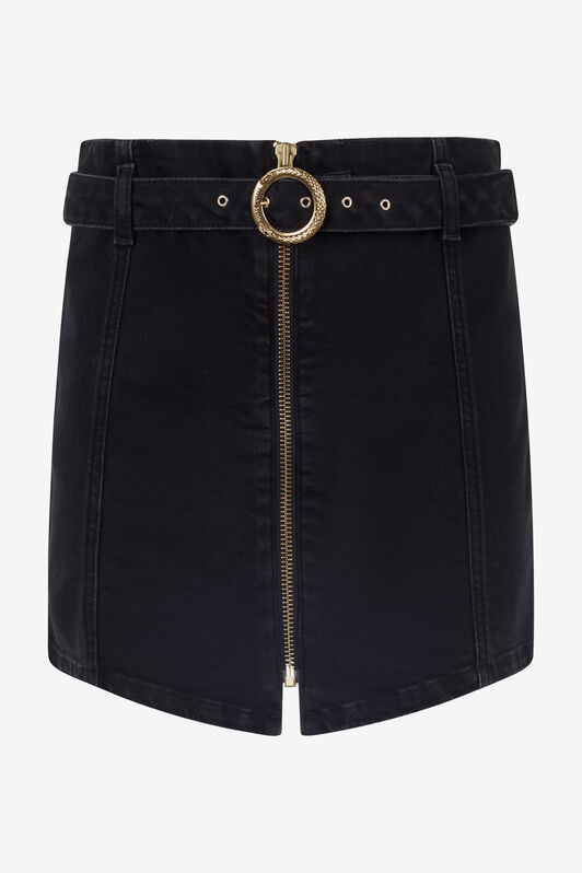 JC Mini-Jupe Avec Boucle Logo Noir UFT105-UF156