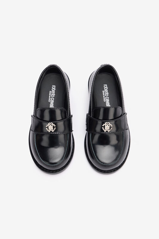 JU Mocassini Con Monogram RC BLACK TJS03O-PZJ02