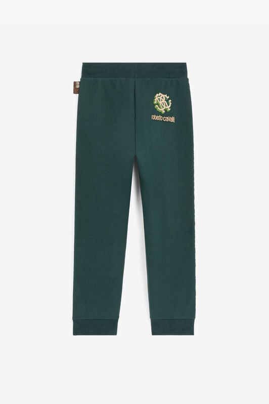 JU RC Monogram Cotton Sweatpants Dark green RJT20T-CF050