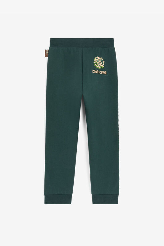 JU RC Monogram Cotton Sweatpants JU RC Monogram Cotton Sweatpants Dark green RJT20T-CF050