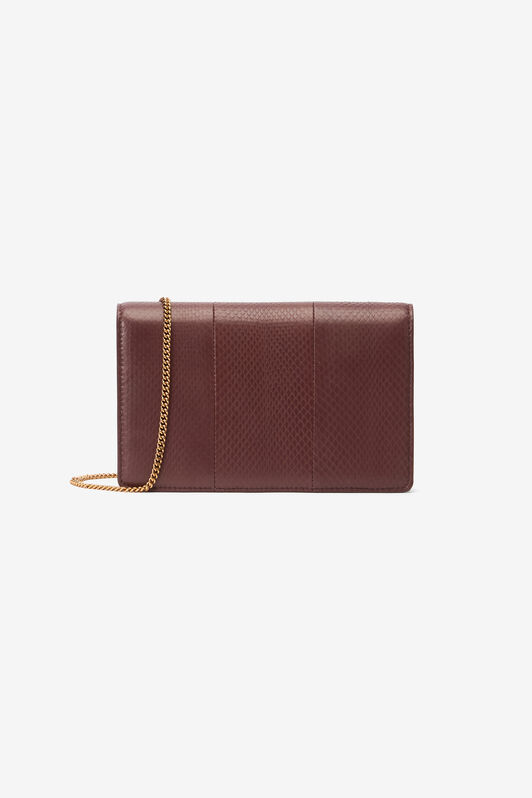 RC Weiße Tasche mit Schuppenmuster und Schlangendetail BROWN WWB001-PA001