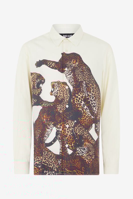 JC Camicia Just Cavalli Avorio TFM010-TF081
