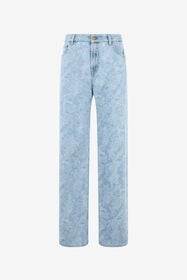 JC Wide-Leg Denim Trousers INDIGO WFJ042-WF526