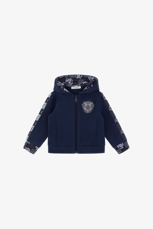 JU Felpa con Logo RC Blu TJT674-CF050