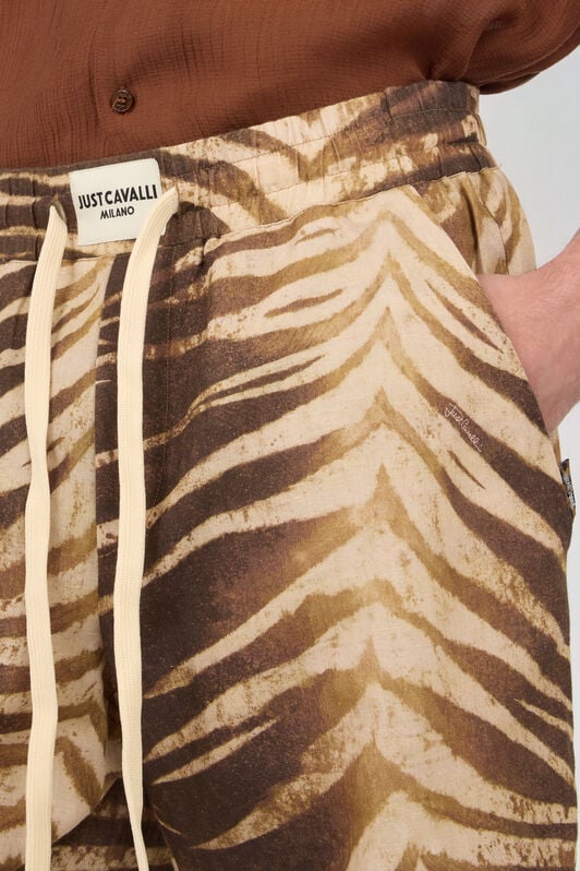 JC Bermuda Stampa Natural Barb 751 BEIGE + 709 MARR WFT013-WF040