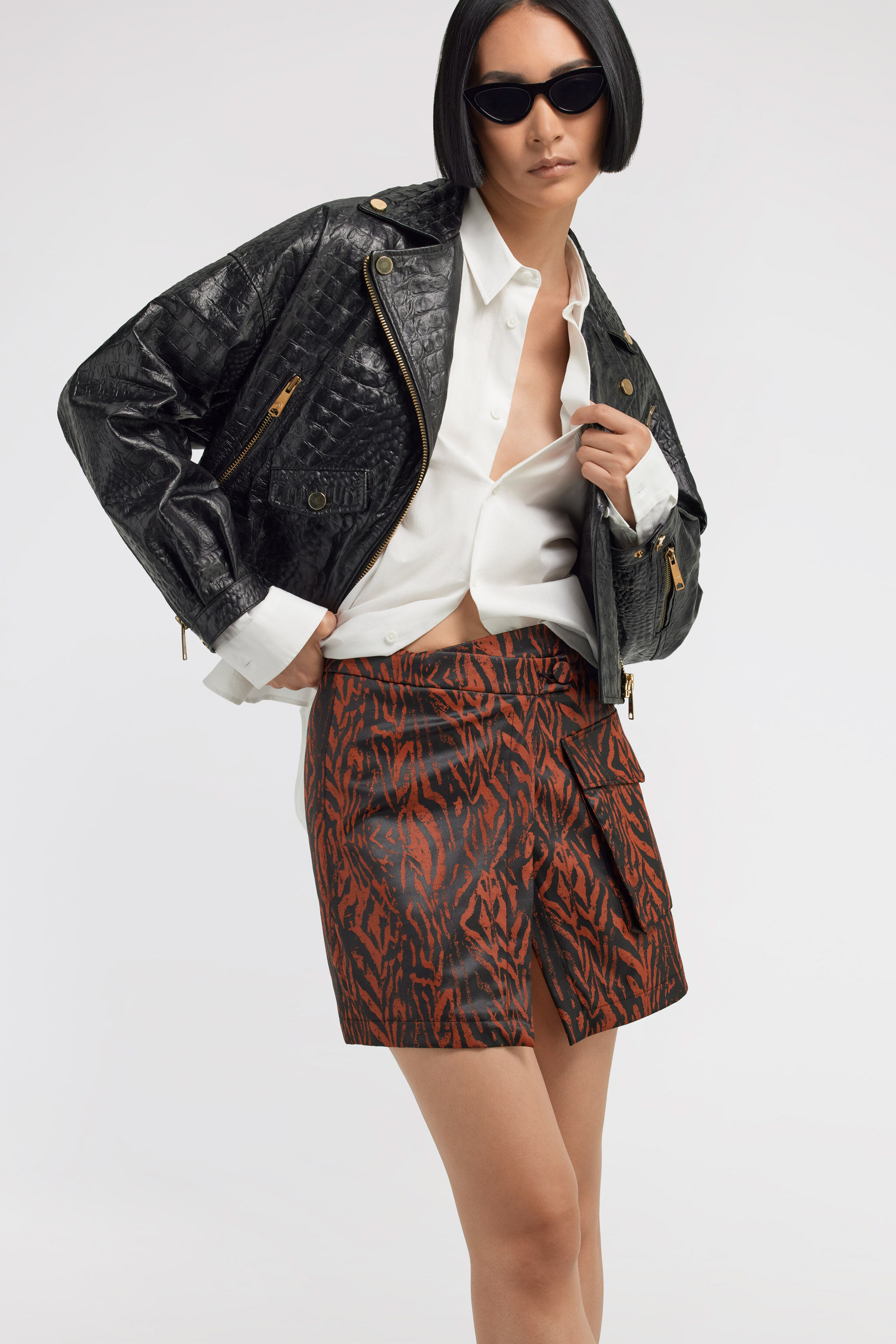 JC Just Cavalli Skirt Rot TFT092-TF138