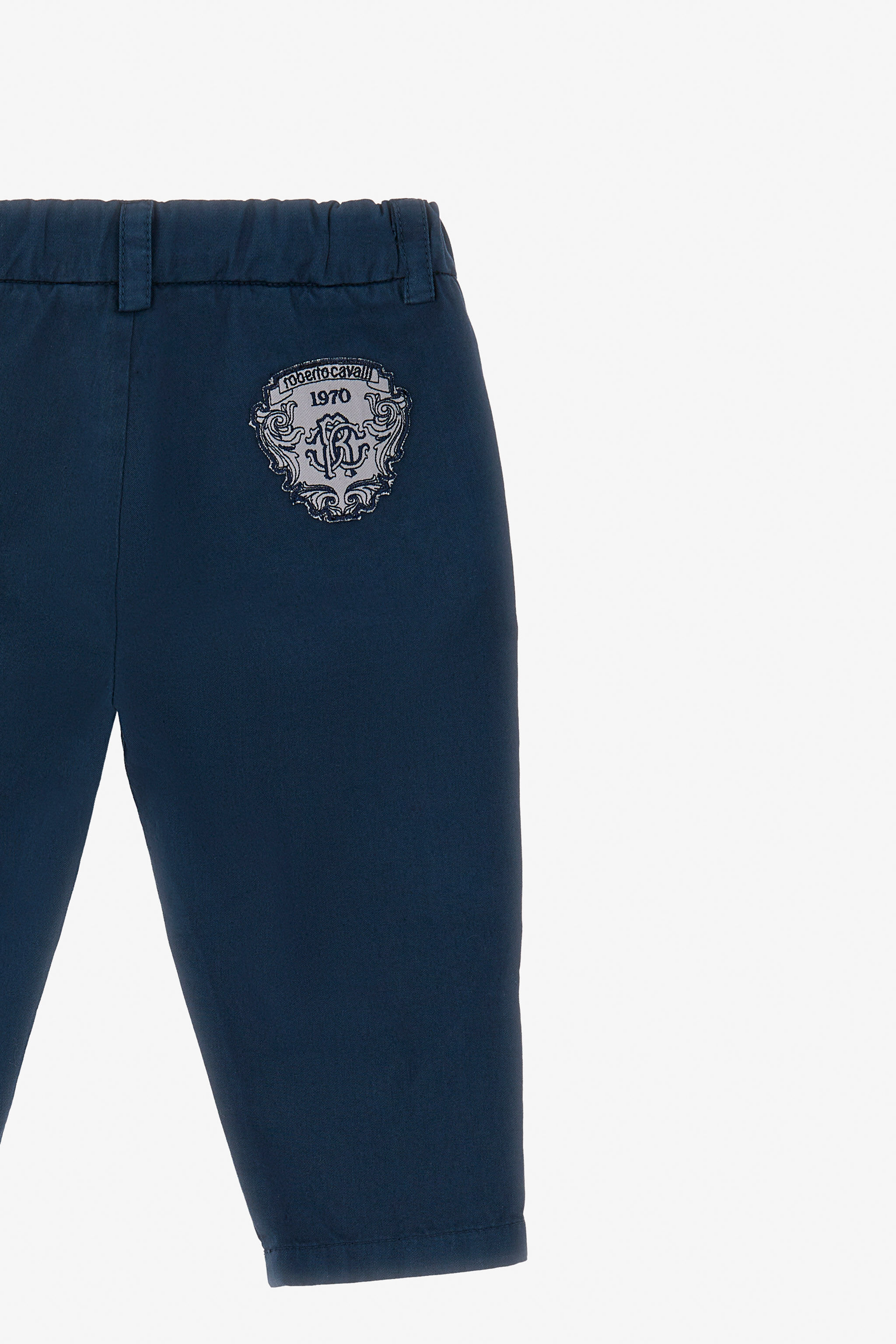 JU Pantaloni con Logo RC Blu TJT236-FA001