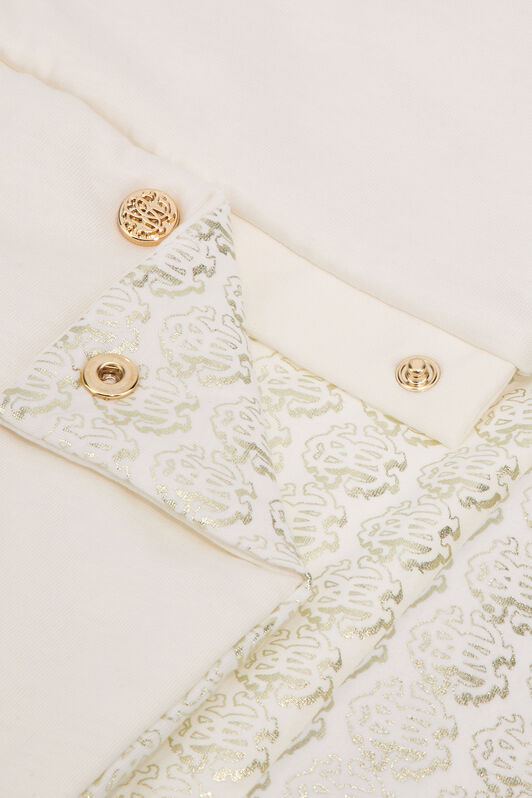 JU RC Monogram print cotton baby nest Oro SJT837-JD001