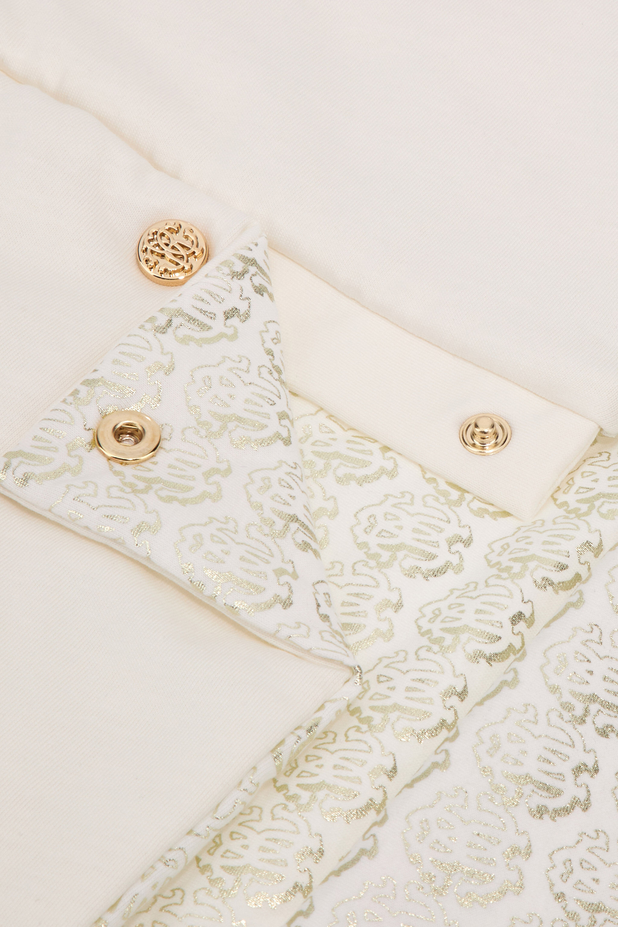 JU RC Monogram print cotton baby nest Oro SJT837-JD001