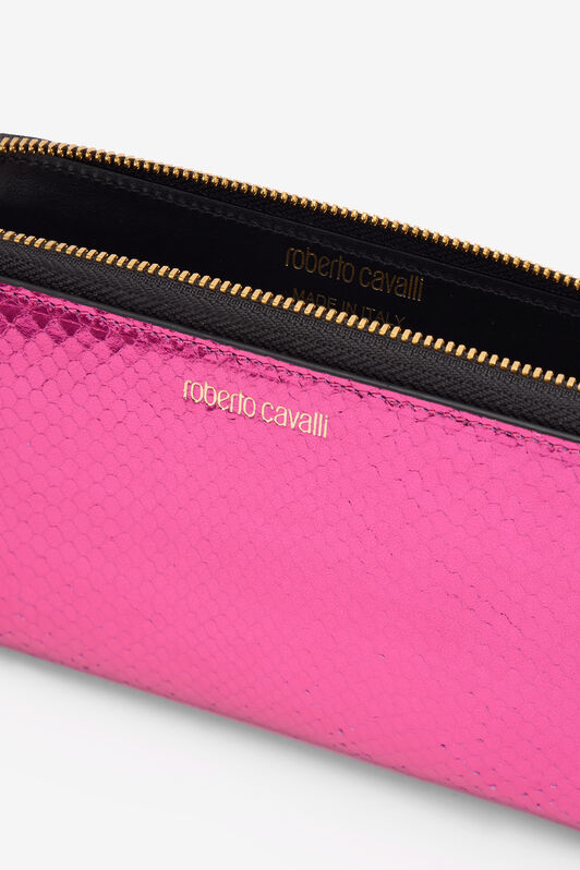 RC Zip-Around Wallet with Snake Print Fucsia TKA006-PZ579