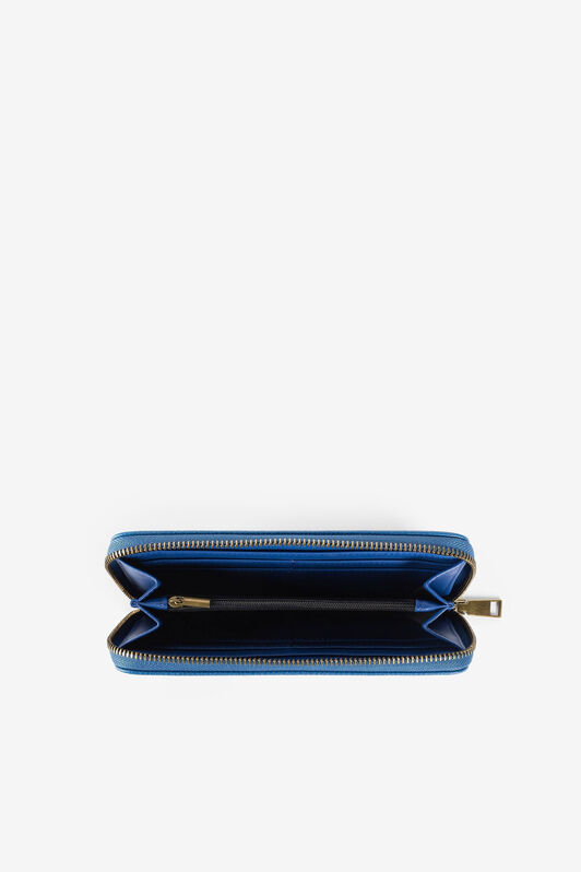 RC Portafoglio con Monogram RC e zip Blu JSA002-AB001
