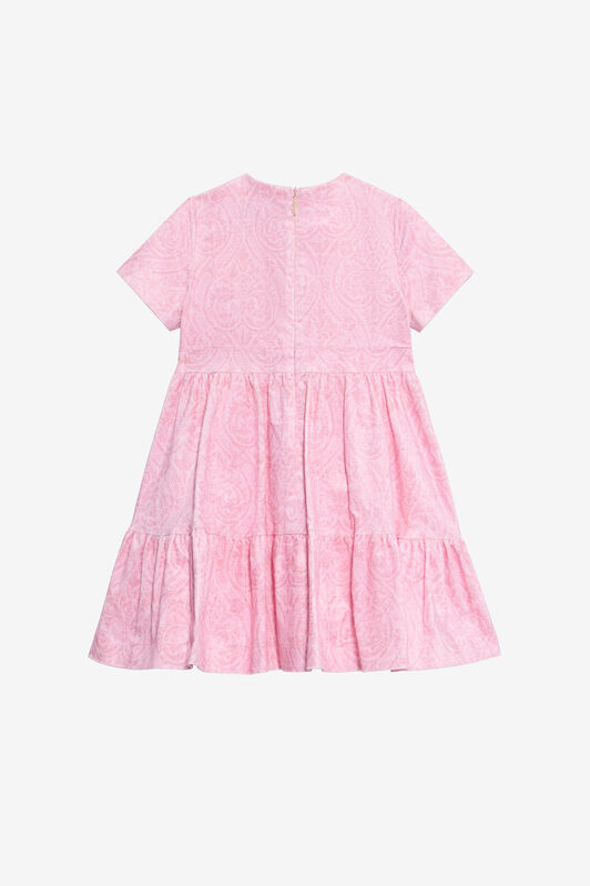 JU Abito Rosa Baby Floreale Con Monogram RC JU Abito Rosa Baby Floreale Con Monogram RC BABY ROSE VJT10I-3RP28