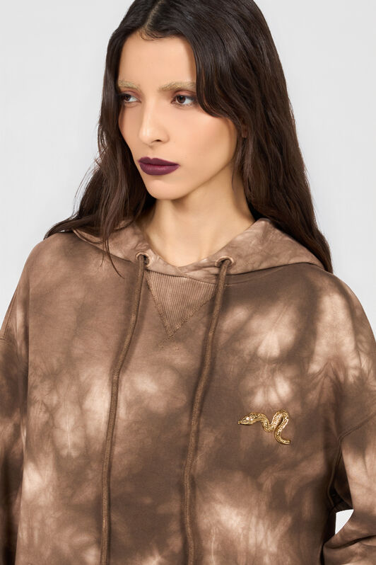 RC Sweatshirt with Tie Dye NATURAL XQT67C-CF026