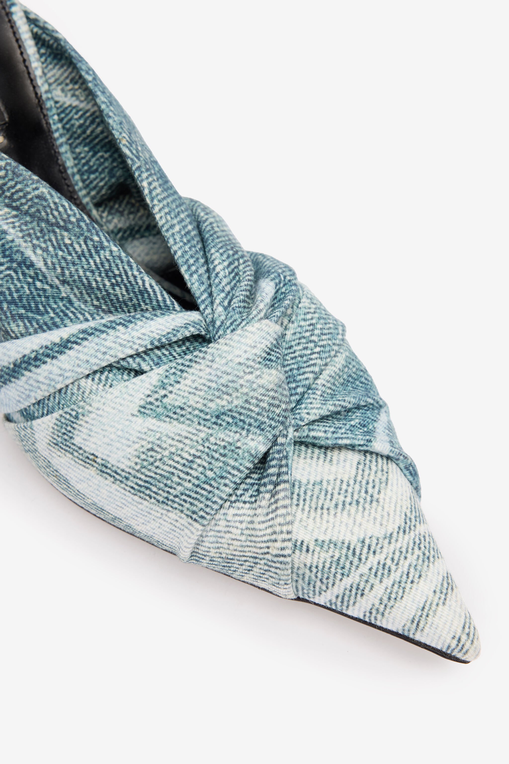 RC Mules With Knotted Detail Blue UKS009-SMC77