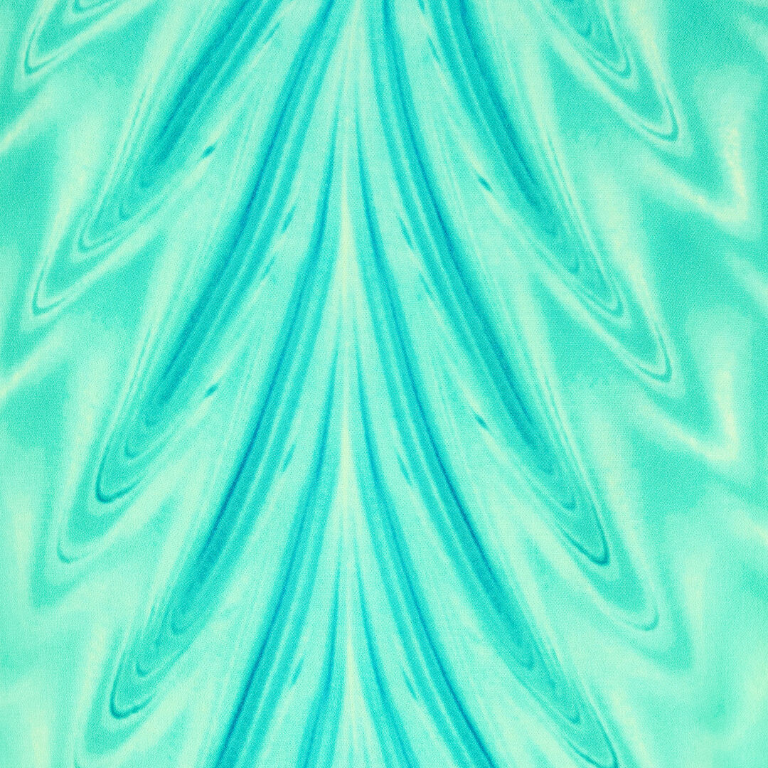 RC Kaftan mit Gürtel und Print Allover Hellgrün UKT725-KWN47