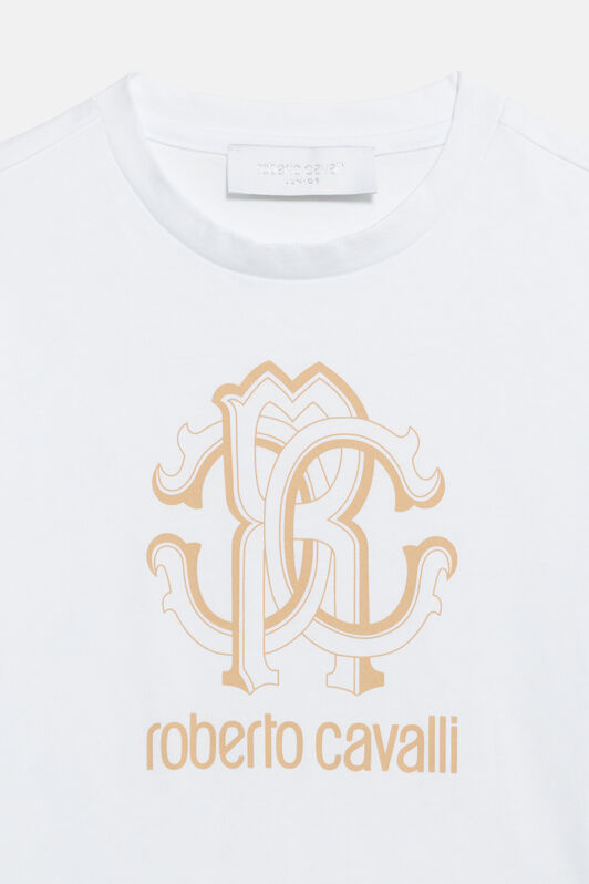 JU T-shirt Animalier Monogram RC OPTICAL WHITE TJT61H-JD001