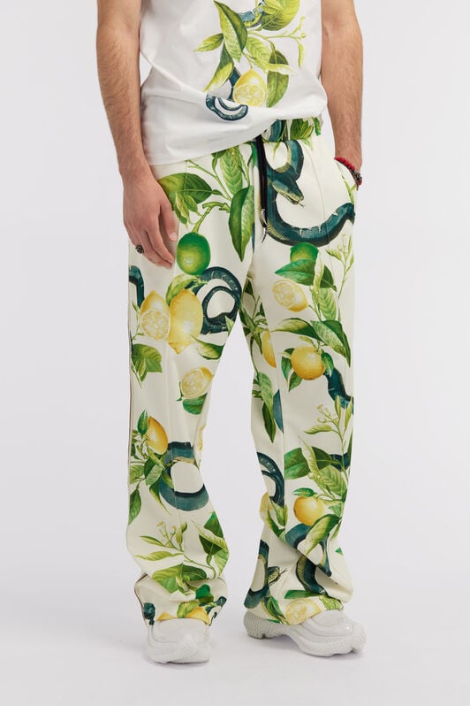 RC Lemon print trousers Ivory SRT25E-2OH41