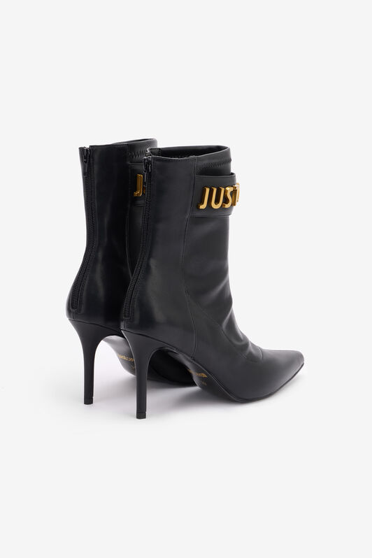 JC Stiefel mit Schriftzug Schwarz TFS060-TF380