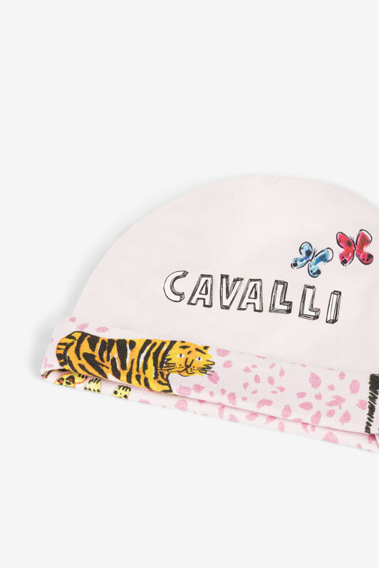 JU Ensemble grenouillère à imprimé animalier Rose PJT873-JV025