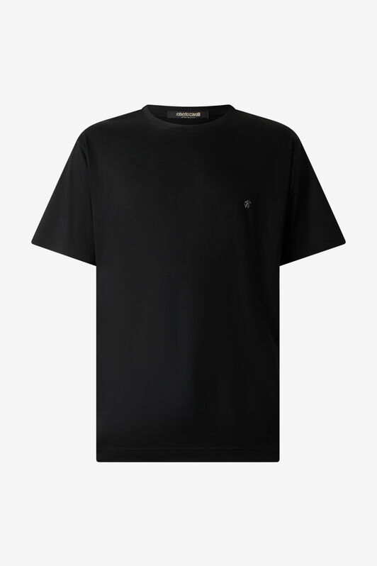 RC T-Shirt Con Monogram Mirror Snake Nero POT60E-JD023