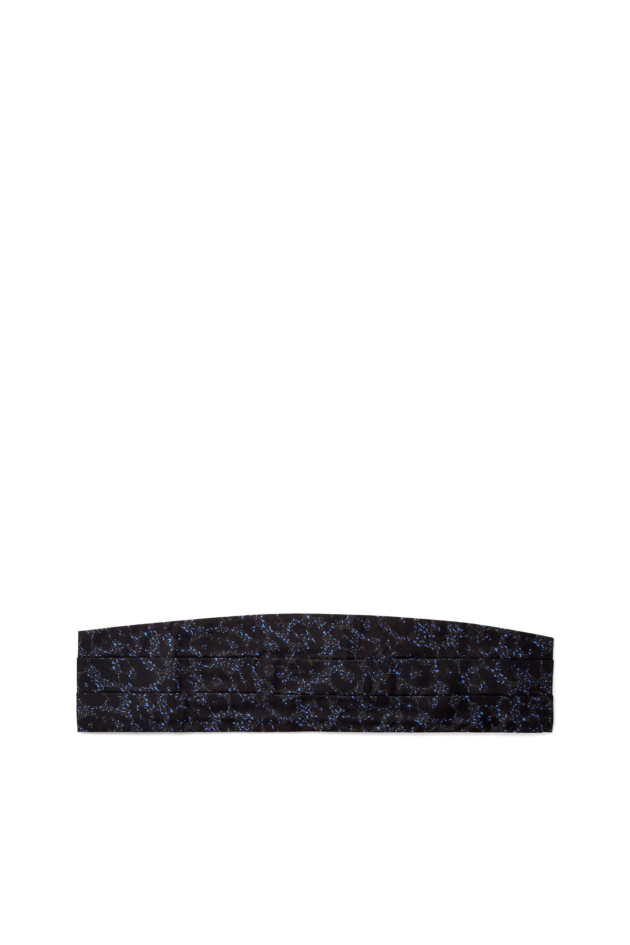 UG Micro macro leopard silk cummerbund SMOKE/LIGHT BLUE HYZ03V-SE058
