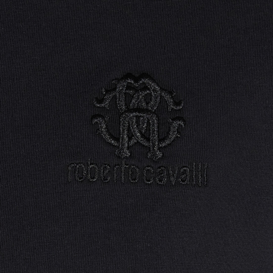 RC T-Shirt Mit Stickerei In Form Des Monogramms RC Und Logo Schwarz POT60A-JD060