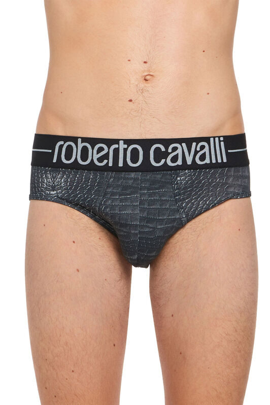 UG Crocodile print logo briefs UG Crocodile print logo briefs GRIGIO/NERO IYO06I-JBP61