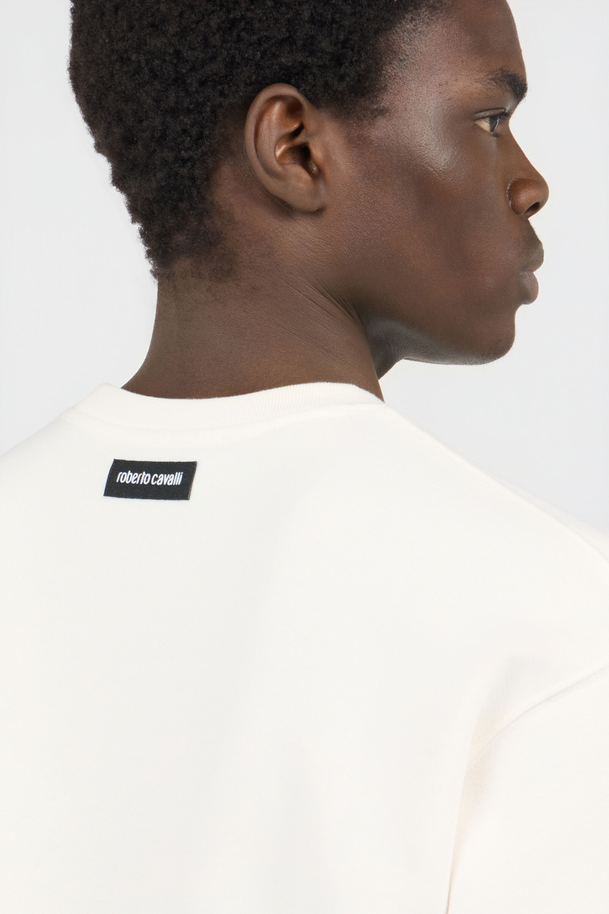 RC Sweat-shirt Blanc Avec Monogram RC RC Sweat-shirt Blanc Avec Monogram RC IVORY SOT66D-CF008