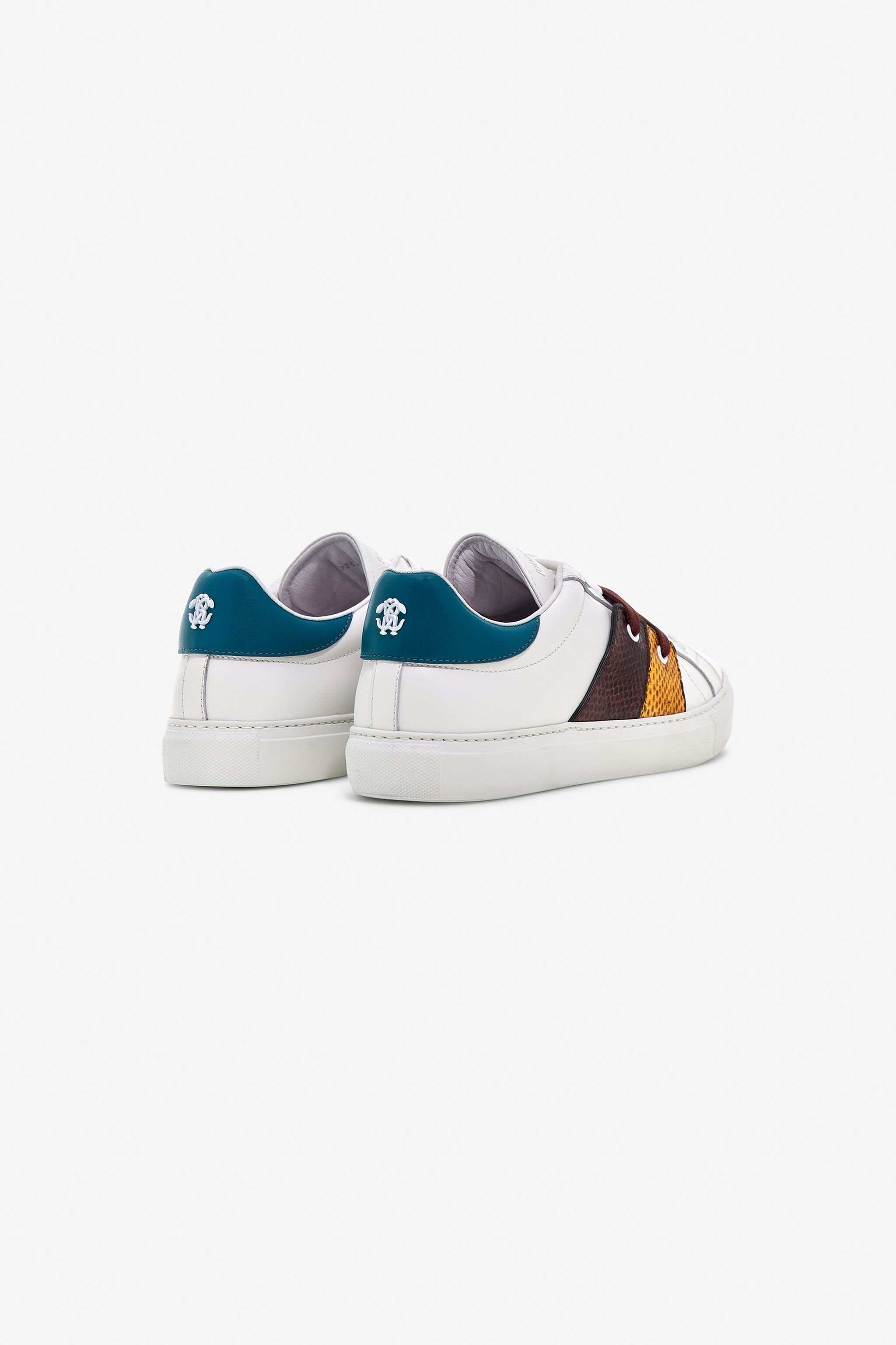 RC Sneakers with Central Stripe Orange SRS036-PZB01