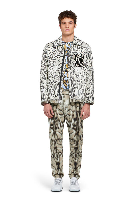 RC Veste-chemise à imprimé Lynx RC Veste-chemise à imprimé Lynx NATURAL/OFF WHITE IMR510-3IR05