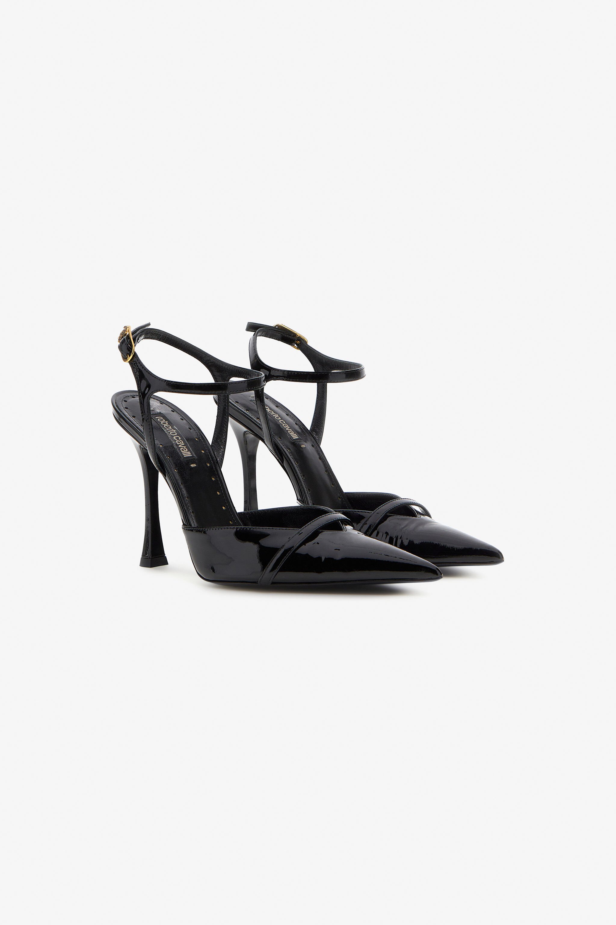 RC Patent leather sandals Black SKS023-PZ133