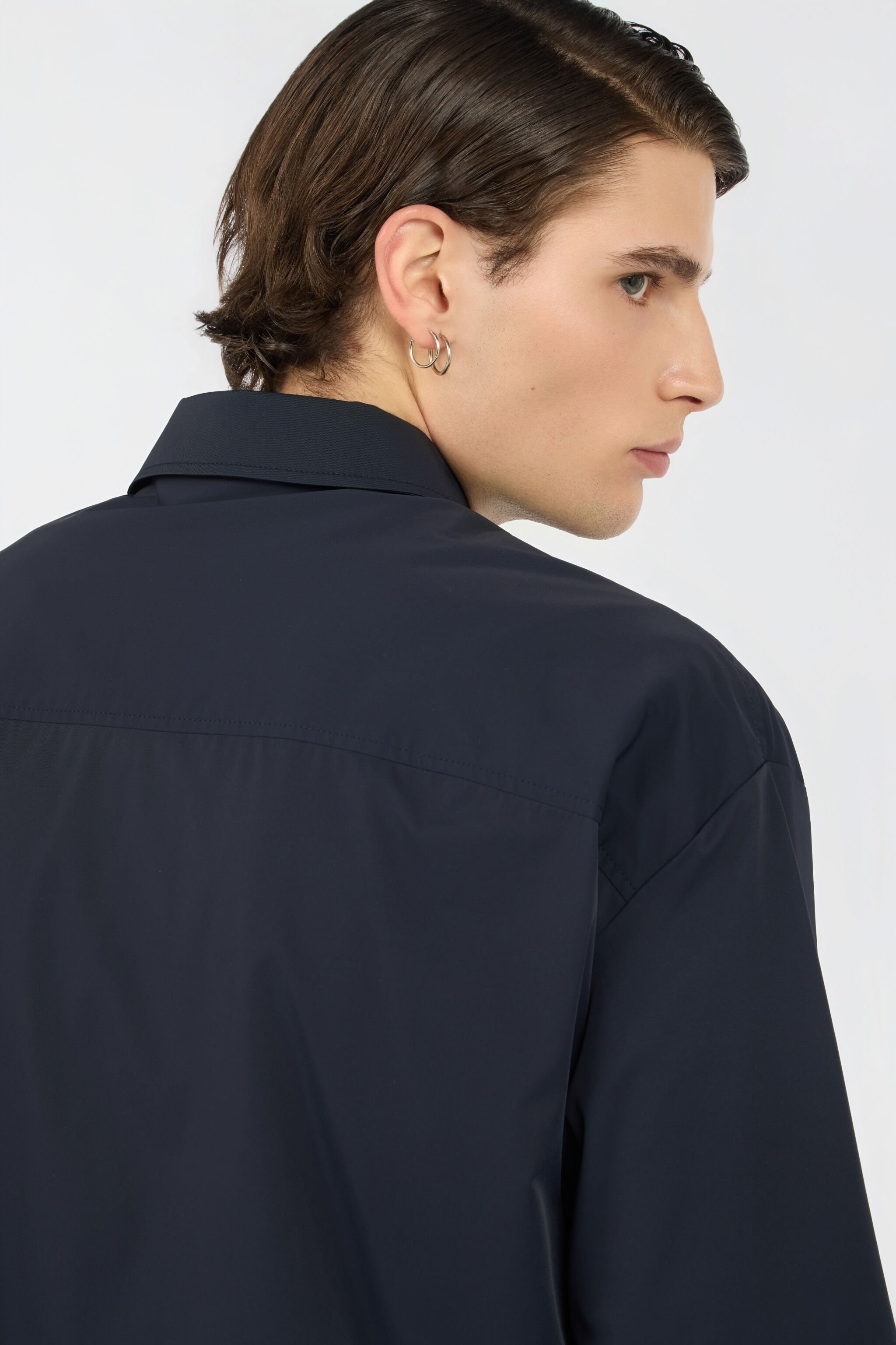 JC Navy Blue Shirt CHICORY BLU WFM020-WF168