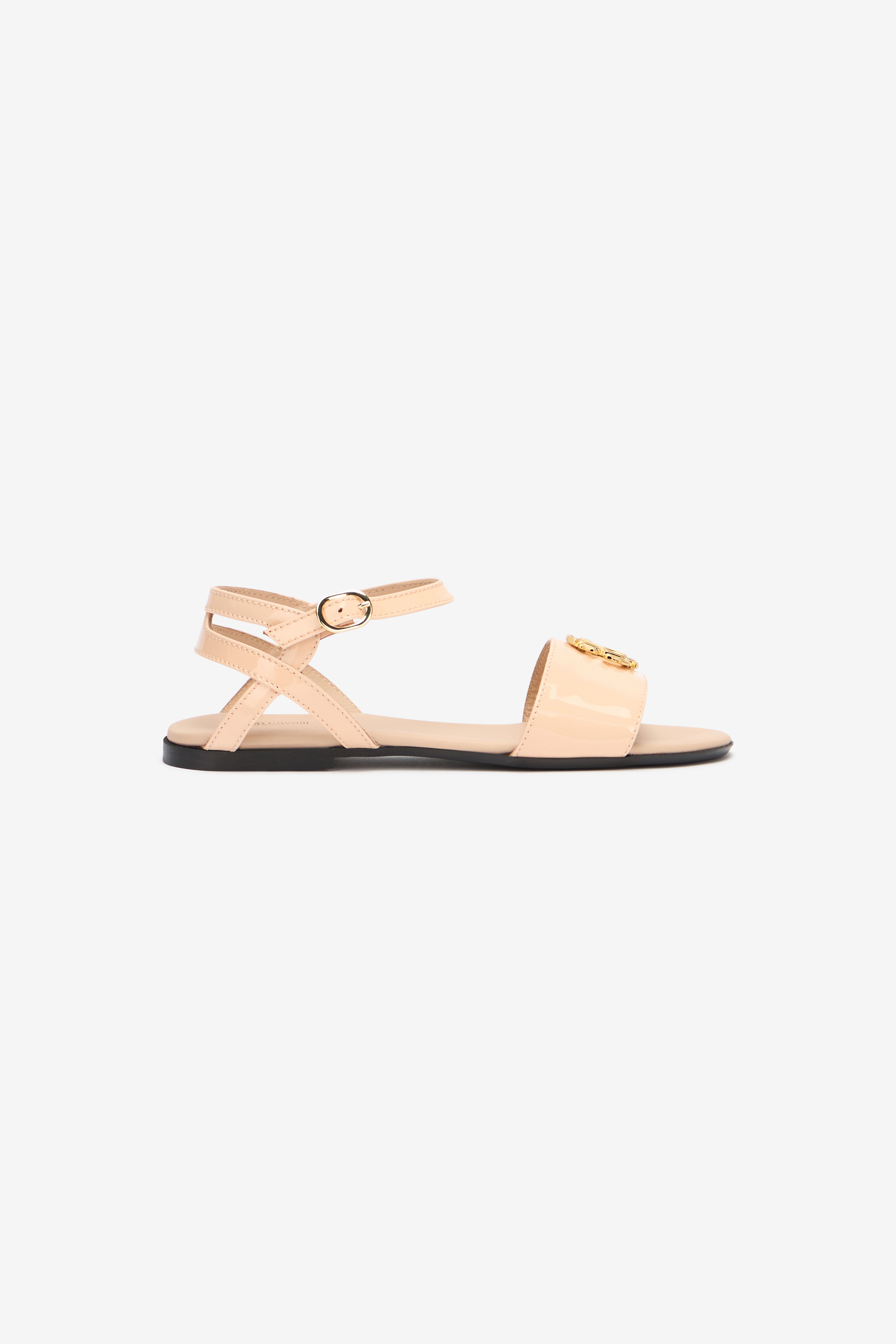 RC Nude Patent Sandal With RC Monogram NUDE QOS01E-PZO19