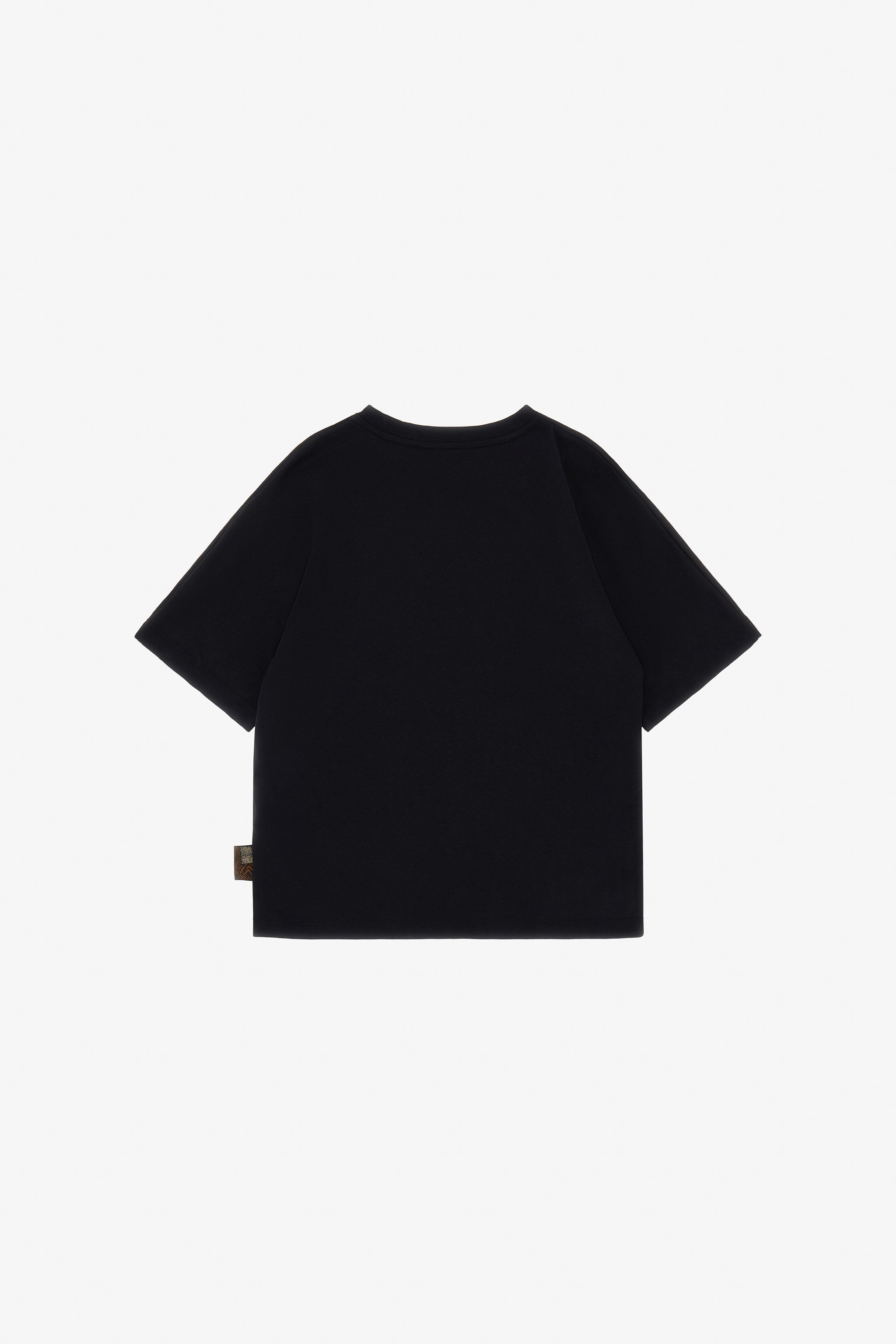 JU T-Shirt Con Stampa Cavalli BLACK TJT60R-JD001