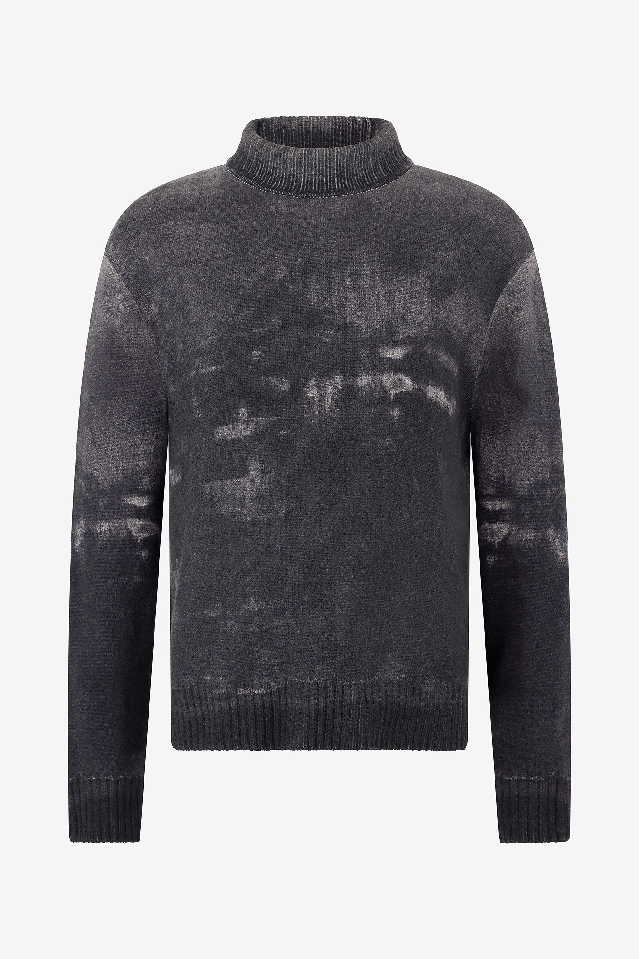 RC Wool Sweater with Turtleneck Black VNM650-MQ036