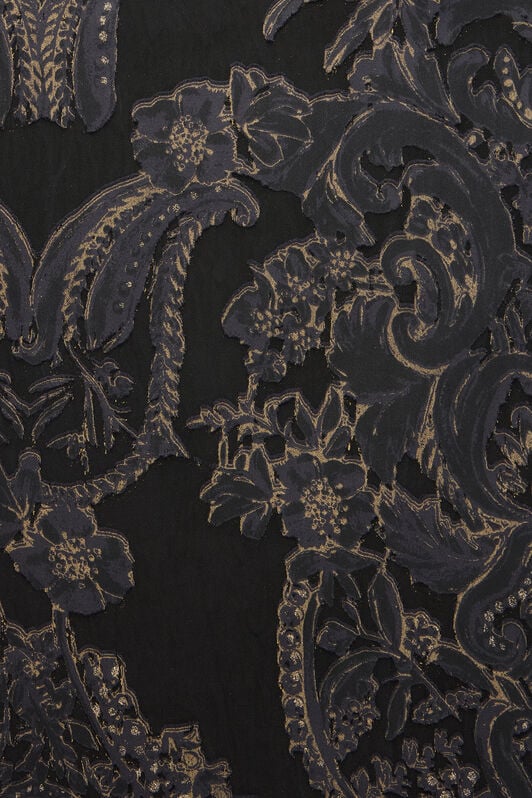 RC Ornalmental Black Print Stola RC Ornalmental Black Print Stola BLACK WKI001-SLR36