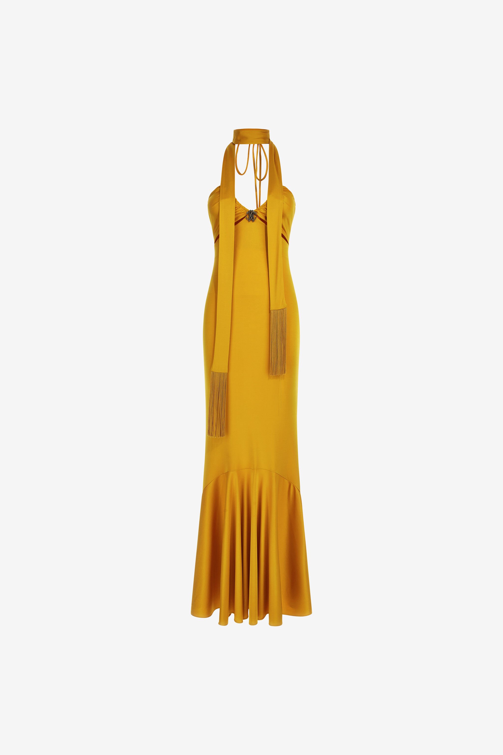 RC Off-shoulder dress Yellow SKT125-JJ036