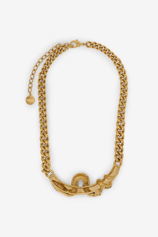 RC Serpentine Gold Necklace OLD GOLD WKG013-AM001