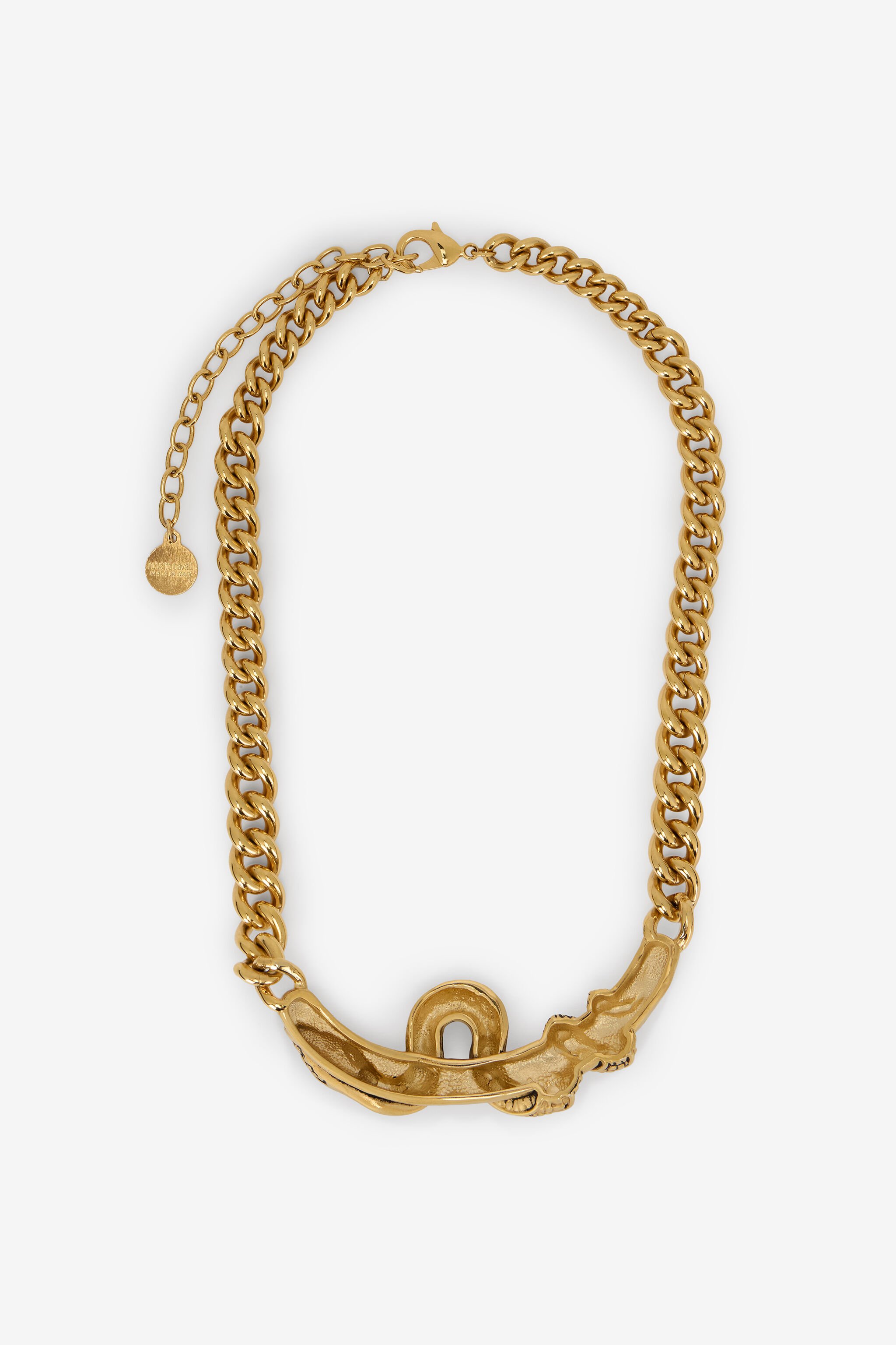 RC Serpentine Gold Necklace OLD GOLD WKG013-AM001