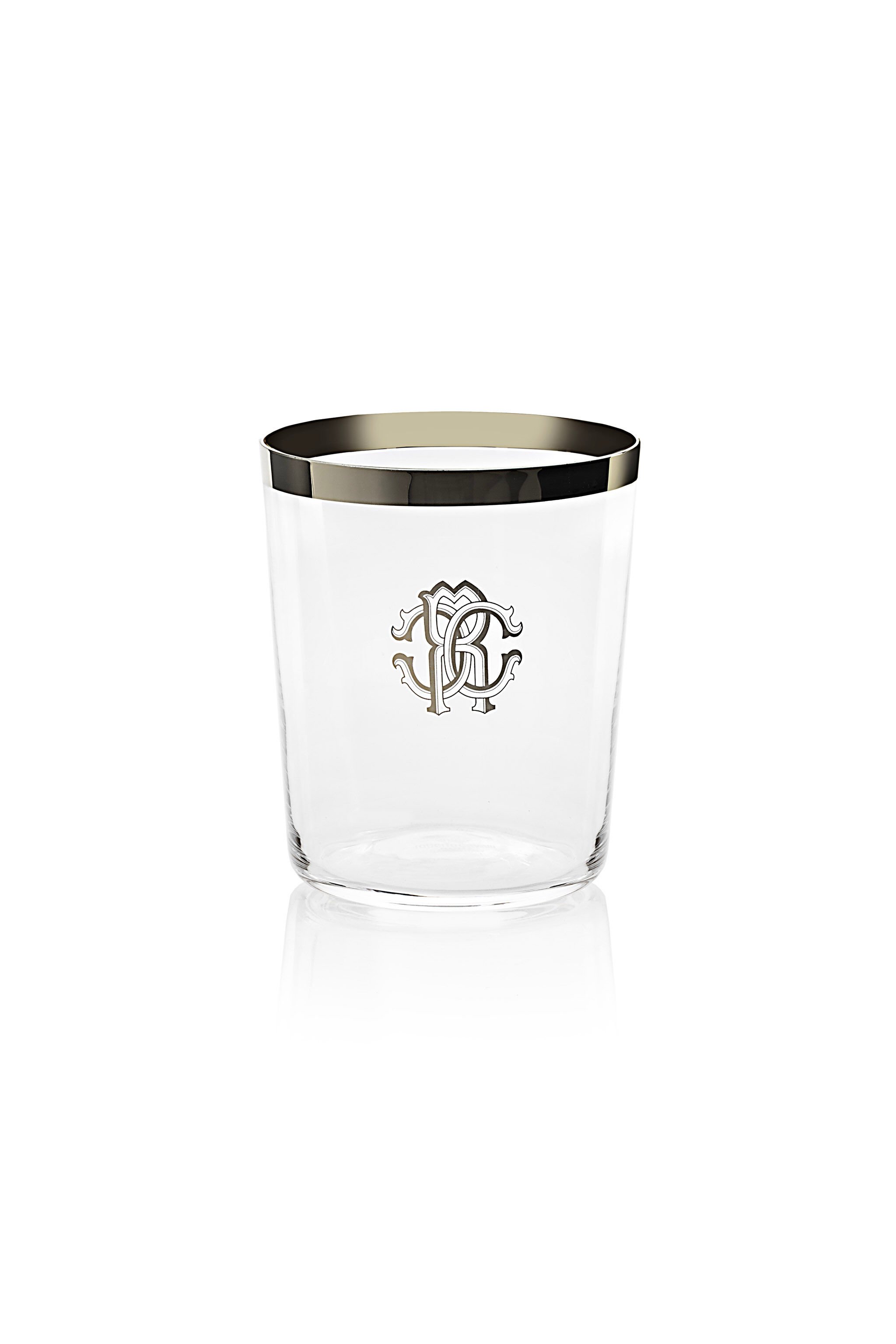 HO MONOGRAM PLATIND 2 GLASSES SET Grau RALA06-IA011