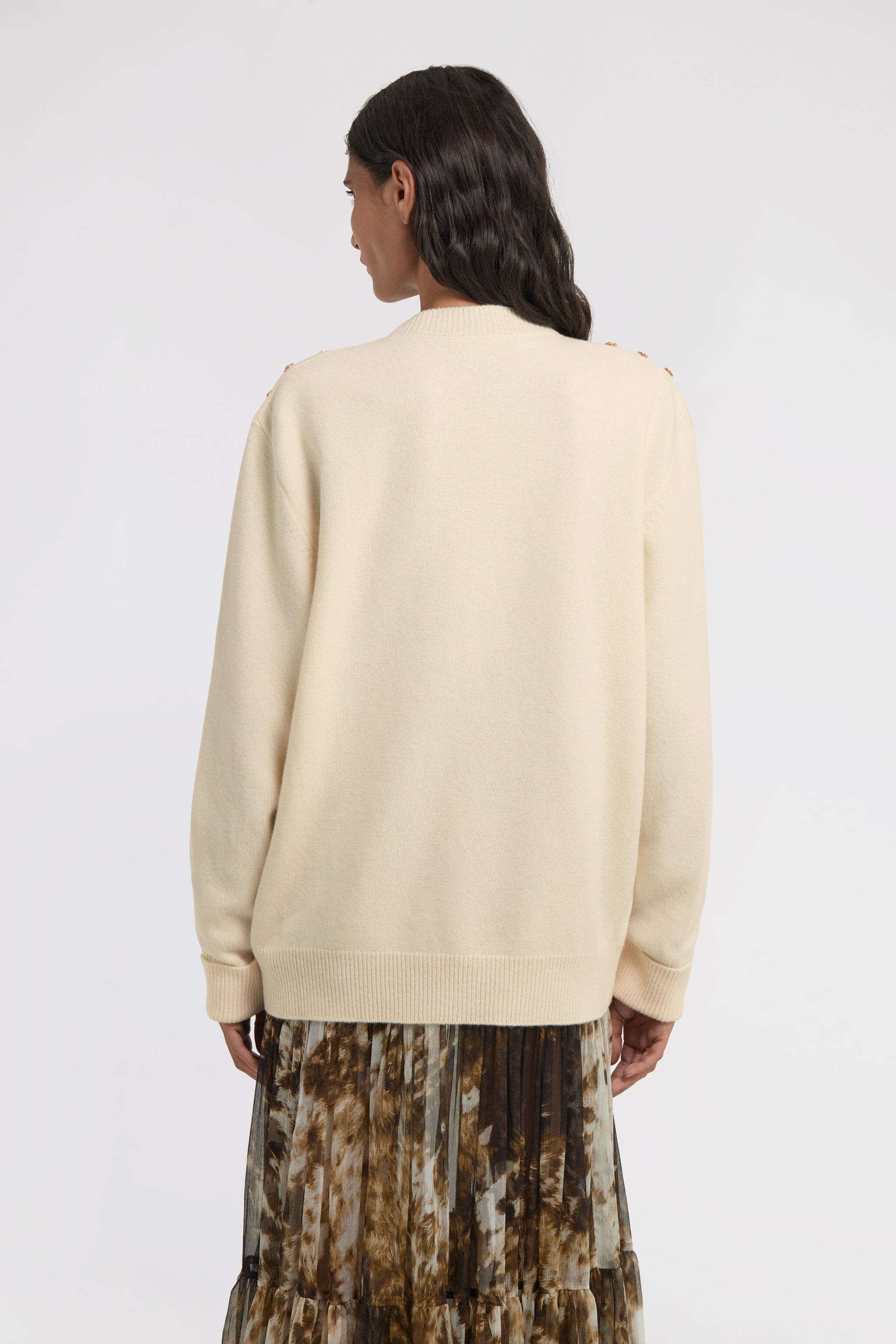 RC Round neck Sweater Marfil TKM621-MQ001