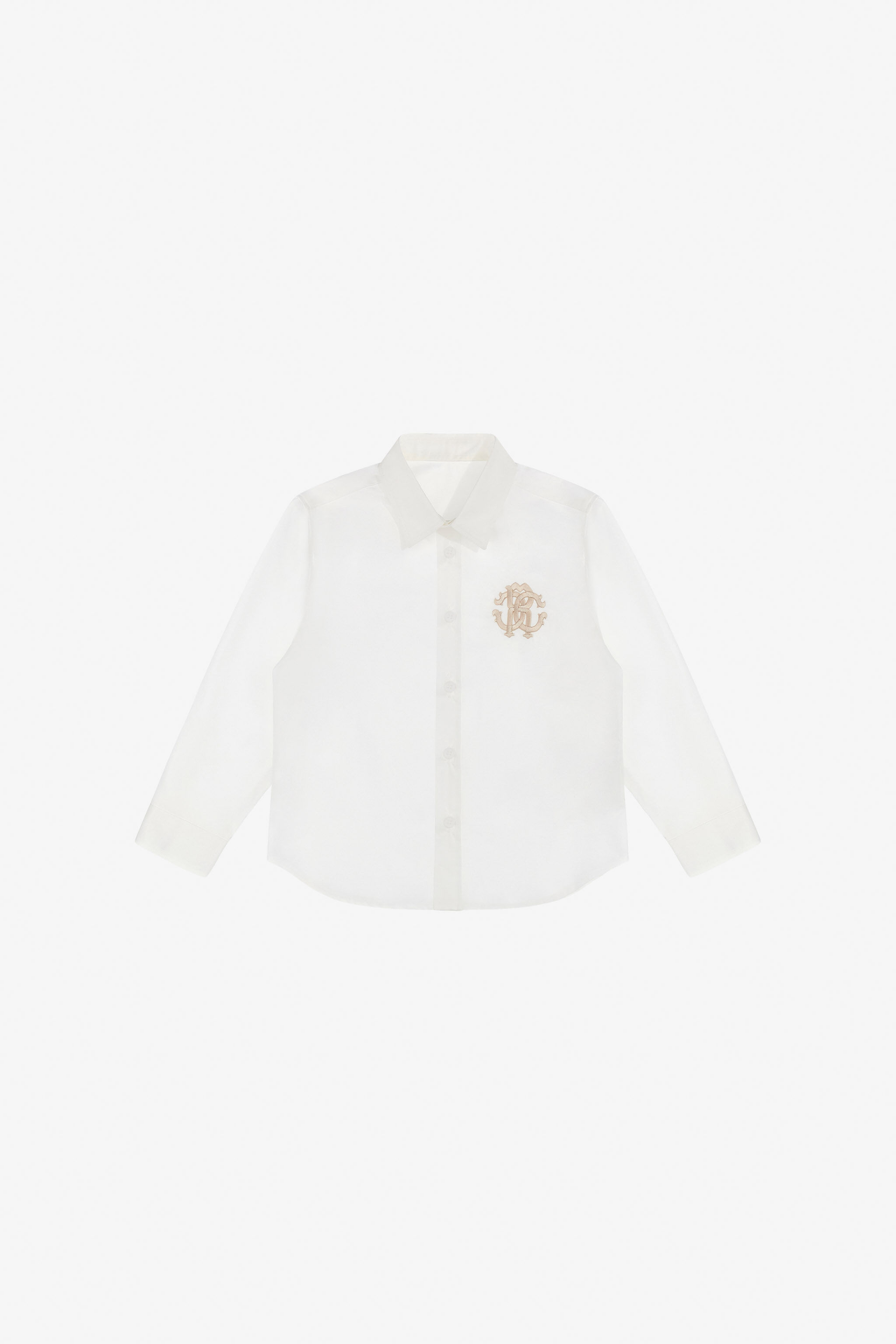 JU RC Monogram shirt Weiß SJT71A-CH004