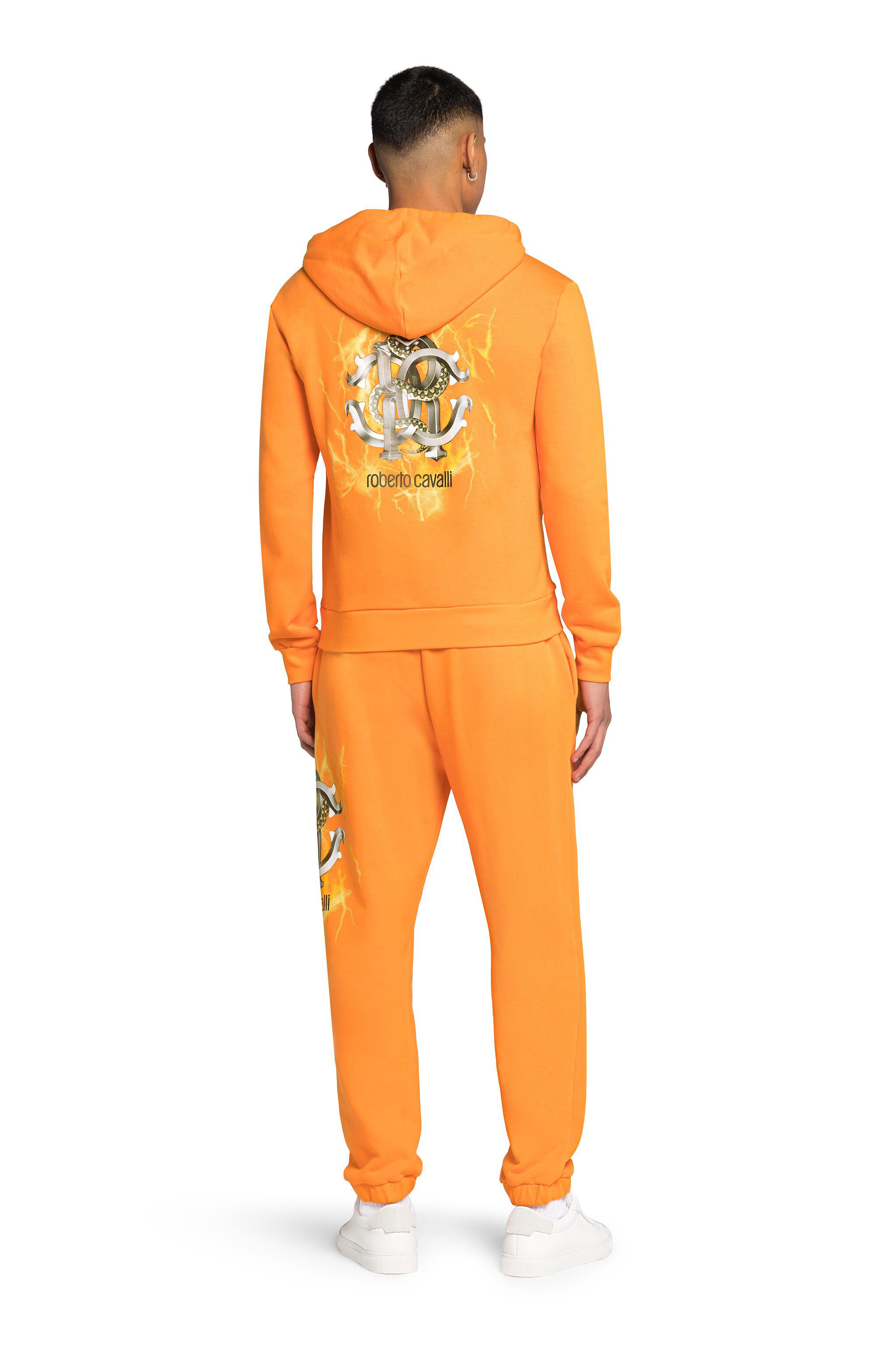 RC RC Monogram Lightning-Print Sweatpants Arancione IS7210-CF050