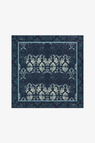 ${brand} Silk Scarf with Brocade Print ${colorDescription} ${masterID}