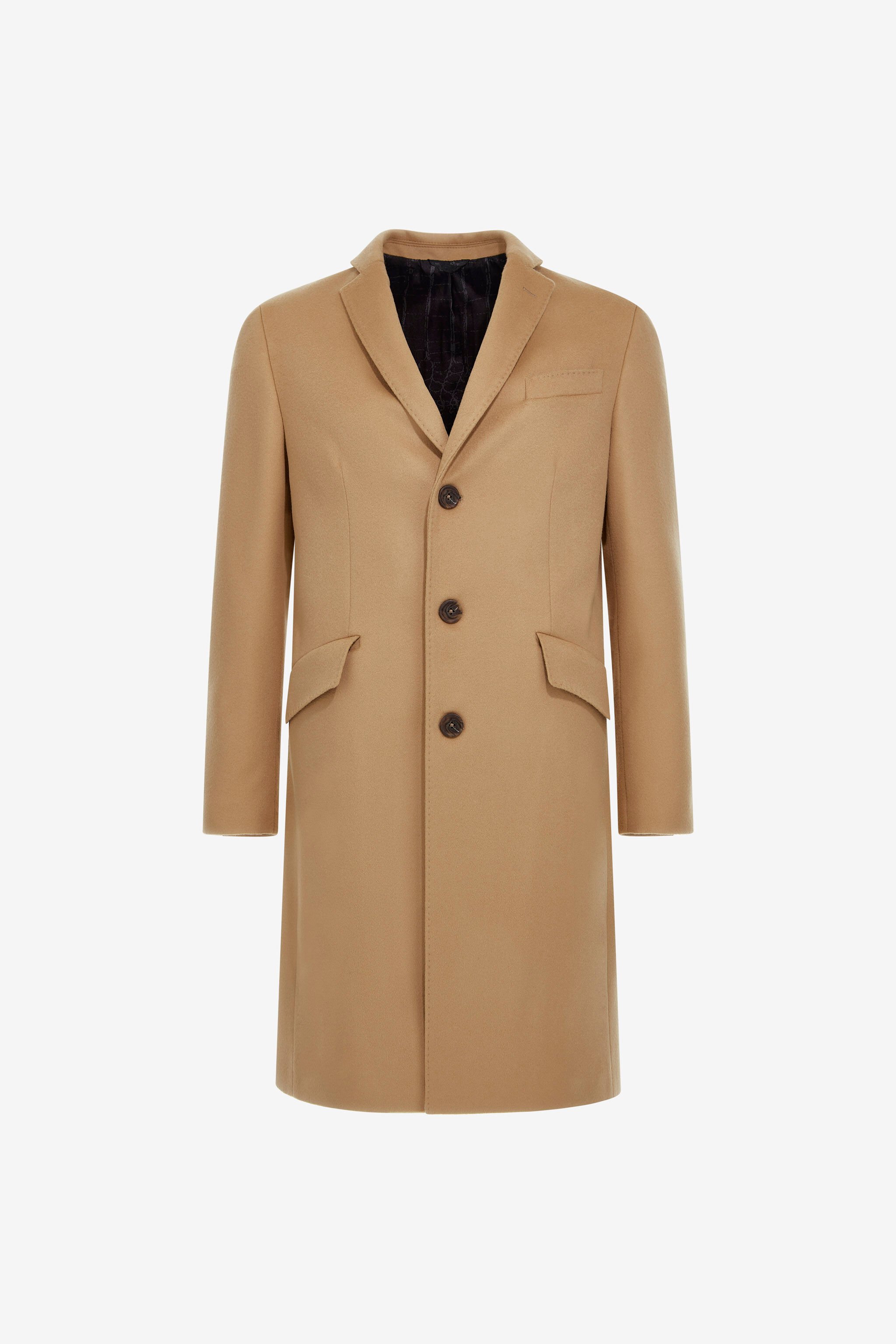 RC Single-breasted coat Light brown NOT50D-WH016