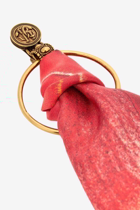 RC Boucles d'oreilles Imprimé Bandana Rouge TKG001-AM019