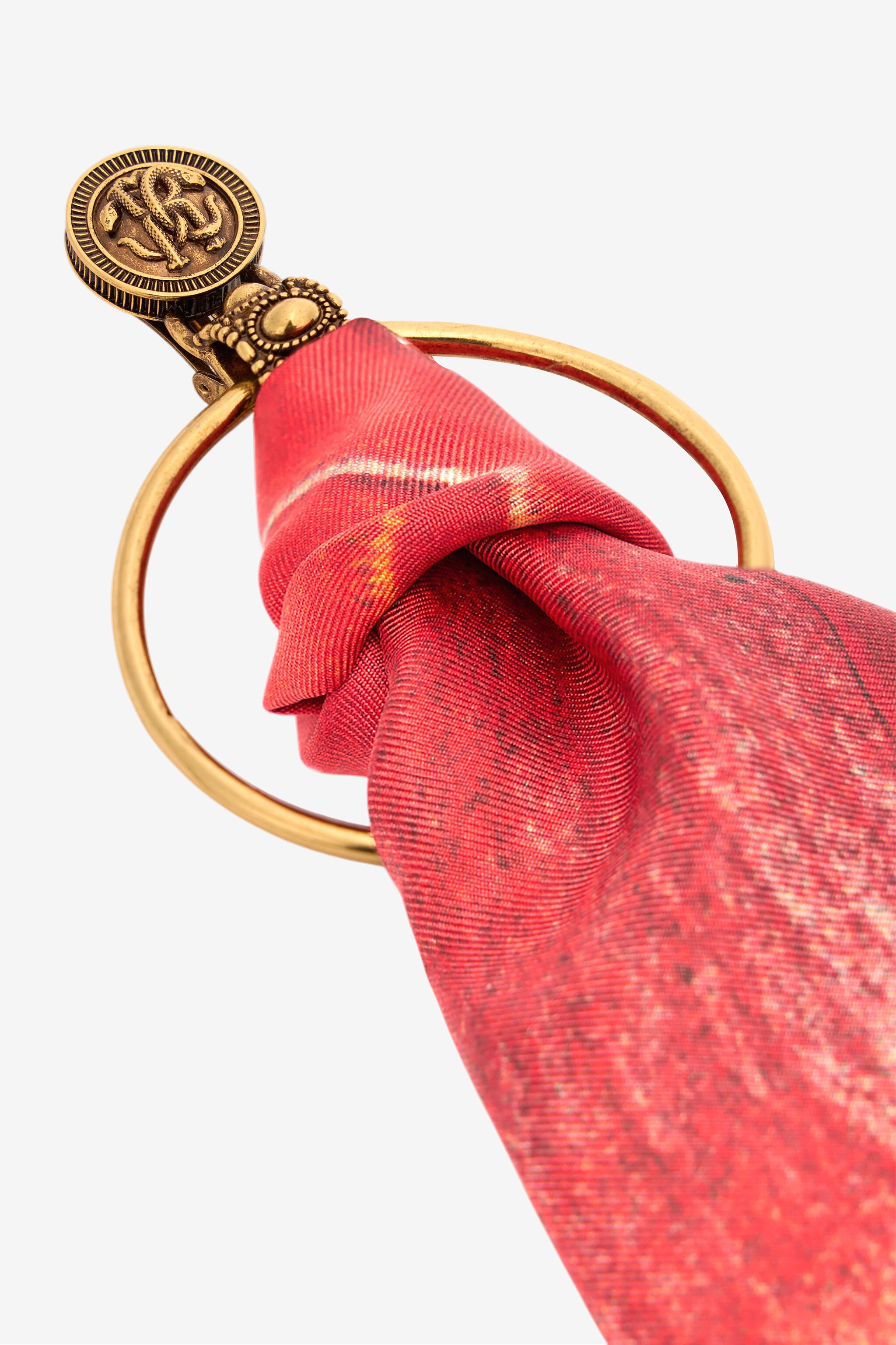 RC Boucles d'oreilles Imprimé Bandana Rouge TKG001-AM019