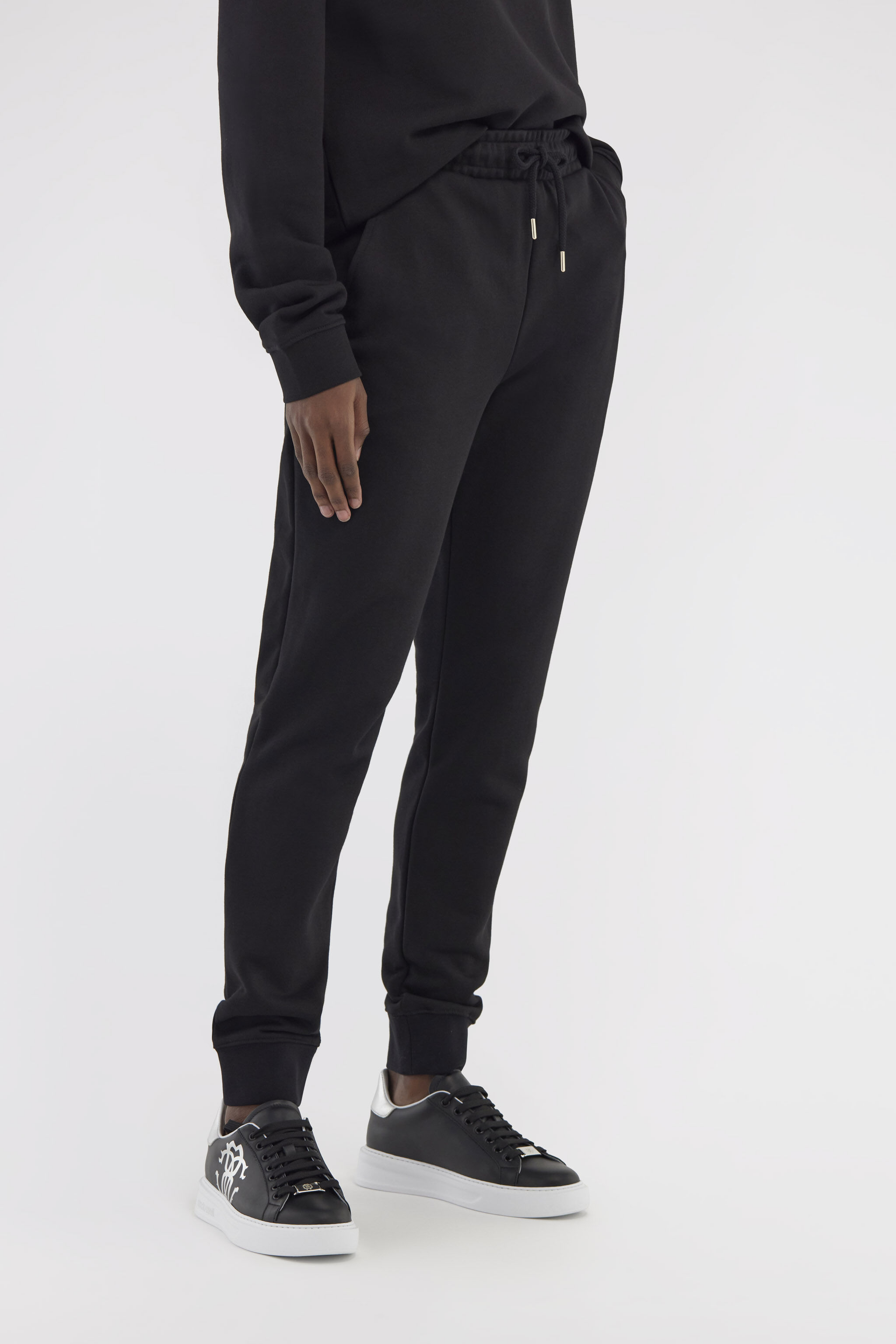 RC Sporty pants with logo Noir NOT22D-CF052